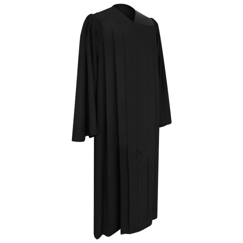 Deluxe Black Bachelor Graduation Gown