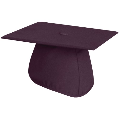 Matte Maroon Graduation Cap