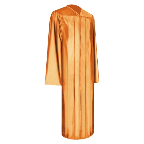 Shiny Orange Graduation Gown | University | Graduation World