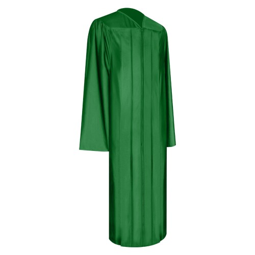 Shiny Green Middle School and Junior High Graduation Gown