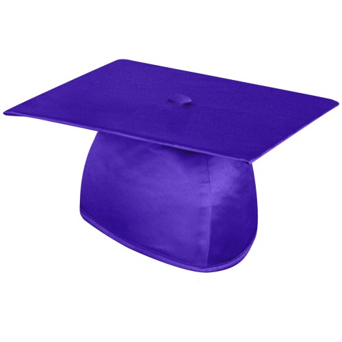 Shiny Purple Graduation Cap