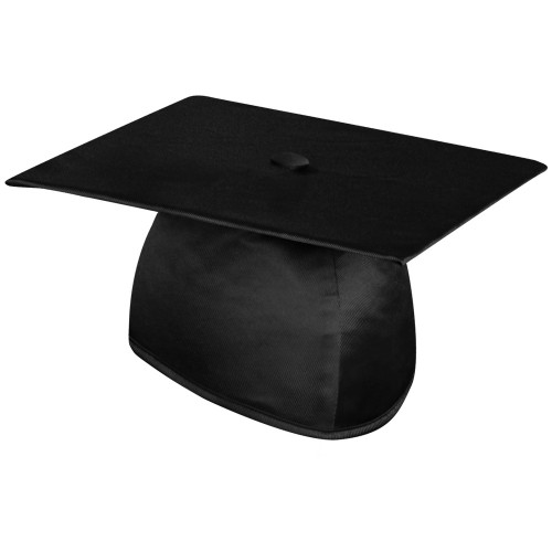 Shiny Black Graduation Cap