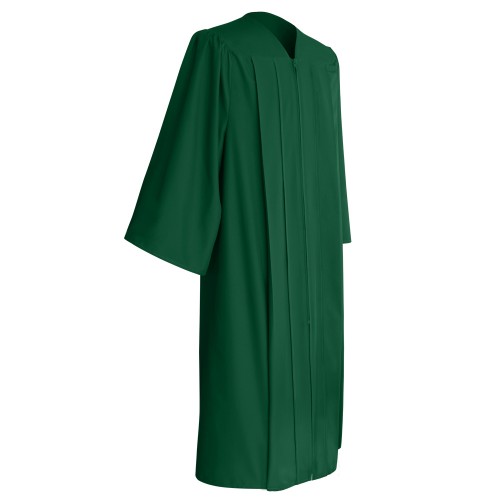 Matte Hunter Green Bachelor Graduation Gown