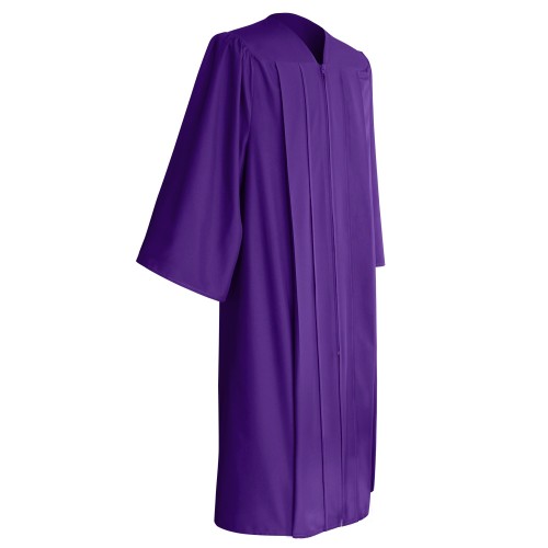 Matte Purple Graduation Gown | University | Graduation World