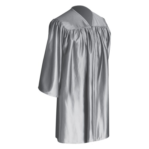 Silver Child Graduation Gown