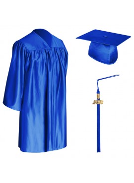 Royal Blue Child Graduation Cap, Gown & Tassel
