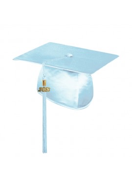 Child Light Blue Graduation Cap with Tassel