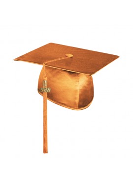 Child Orange Graduation Cap with Tassel
