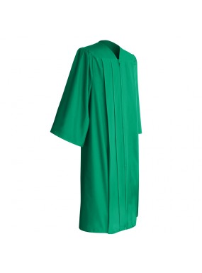 Matte Emerald Green Bachelor Graduation Gown