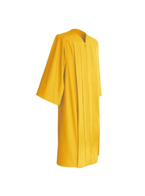 Matte Gold Middle School and Junior High Graduation Gown