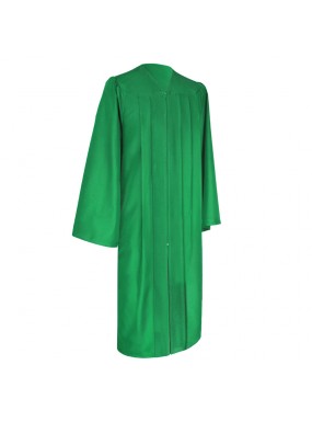 Eco-Friendly Green Bachelor Graduation Gown