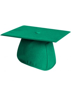 Matte Emerald Green Graduation Cap