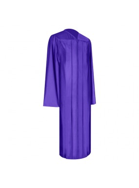Shiny Purple Bachelor Graduation Gown
