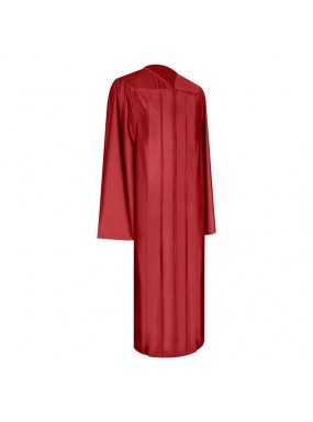 Shiny Red Bachelor Graduation Gown