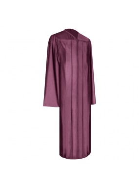 Shiny Maroon Bachelor Graduation Gown