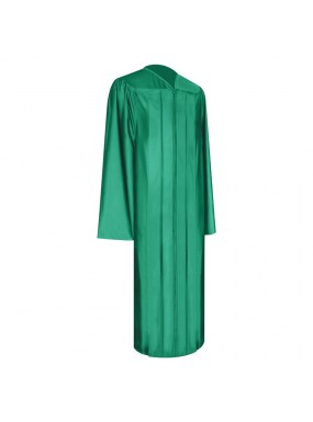 Shiny Emerald Green Bachelor Graduation Gown