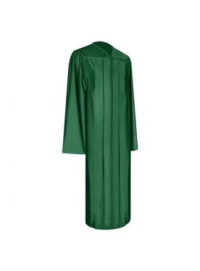Shiny Hunter Green College and University Graduation Gown