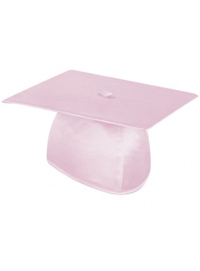Shiny Pink Graduation Cap