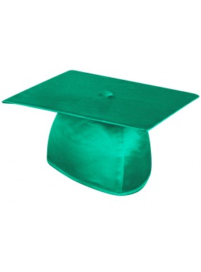 Shiny Emerald Green Graduation Cap