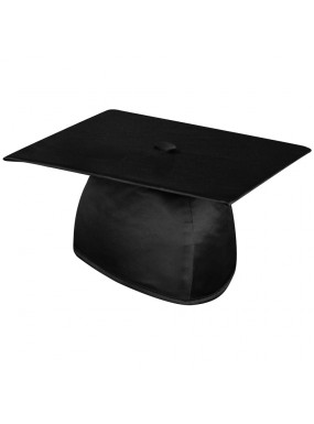 Shiny Black Graduation Cap