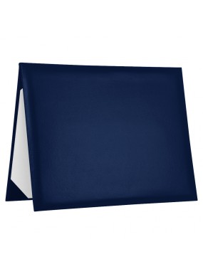 Navy Blue Diploma of Graduation Cover