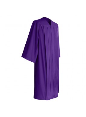 Matte Purple Middle School and Junior High Graduation Gown