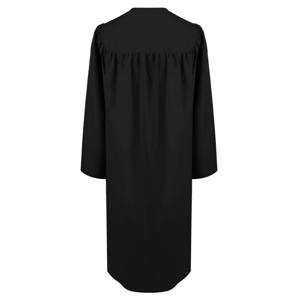 Matte Black Graduation Gown|Faculty